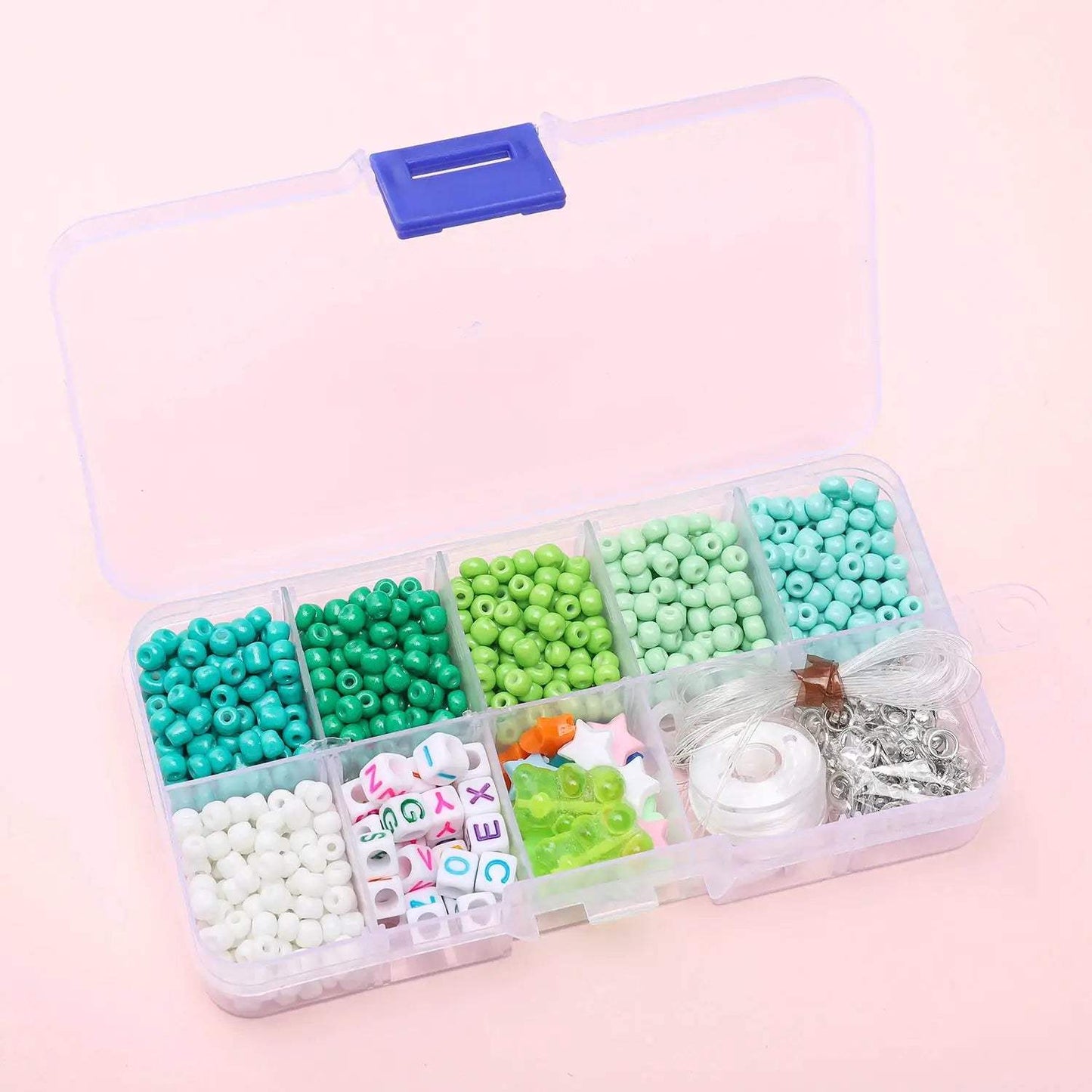 DIY Glass Beads Bracelet Making Kit With Friendship Letters - ToylandEU