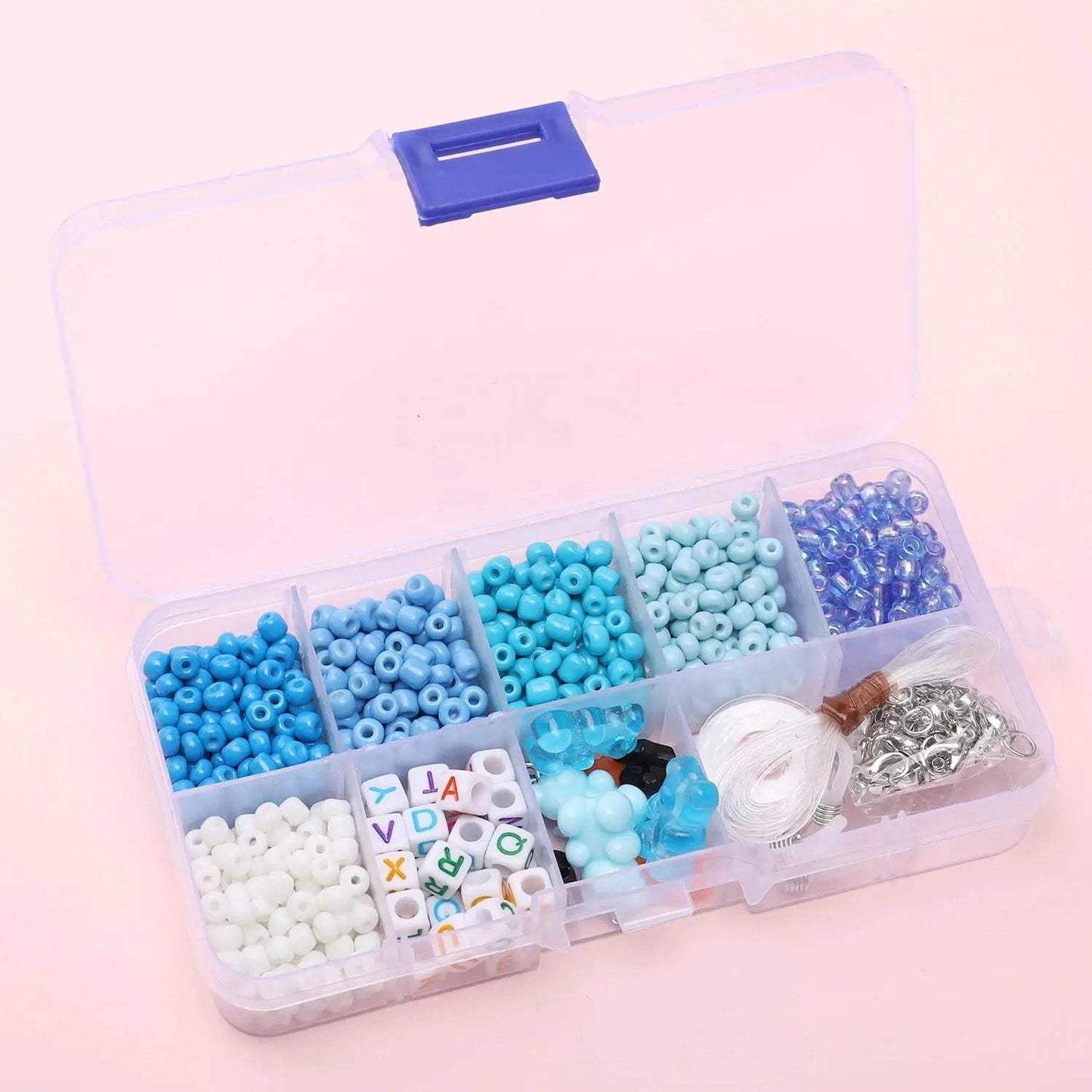 DIY Glass Beads Bracelet Making Kit With Friendship Letters - ToylandEU