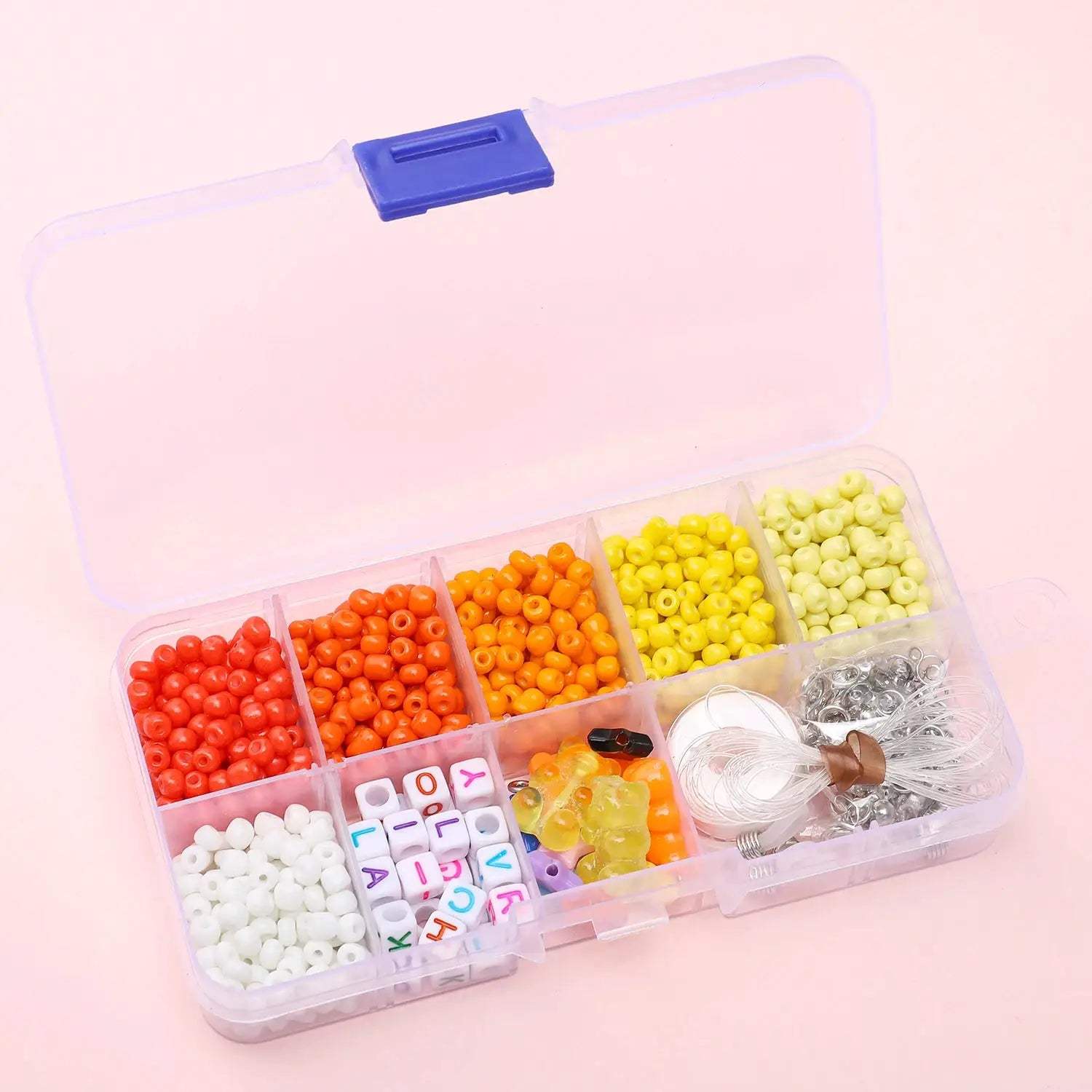 DIY Glass Beads Bracelet Making Kit With Friendship Letters - ToylandEU