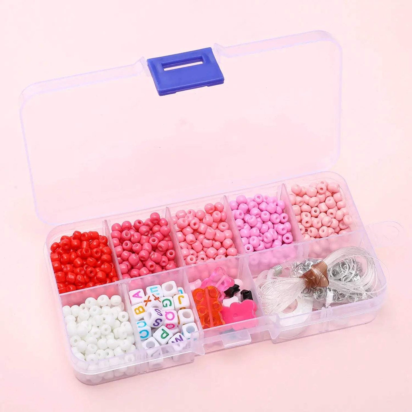 DIY Glass Beads Bracelet Making Kit With Friendship Letters - ToylandEU