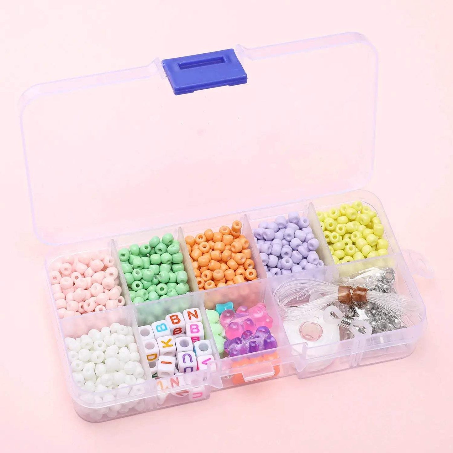 DIY Glass Beads Bracelet Making Kit With Friendship Letters - ToylandEU