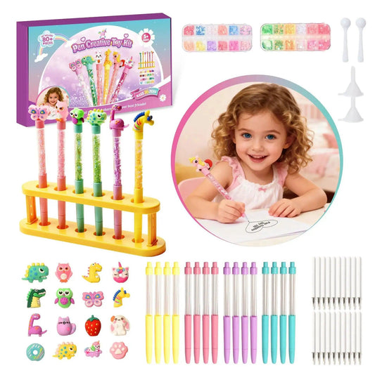  DIY Glitter Pen Kit For Kids Craft Safe No Mess -  ToylandEU™