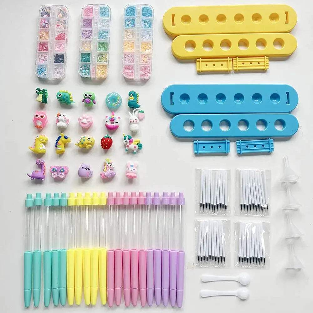 DIY Glitter Pen Kit For Kids Creative Craft Set Gift - ToylandEU