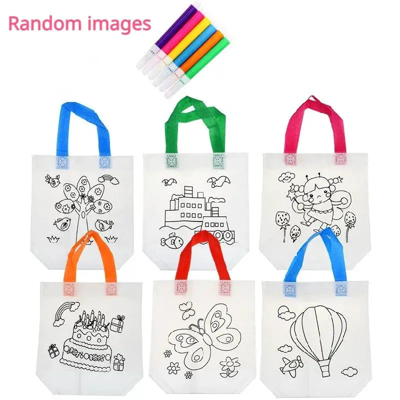 DIY Graffiti Bag With Markers For Kids Creative Art - ToylandEU