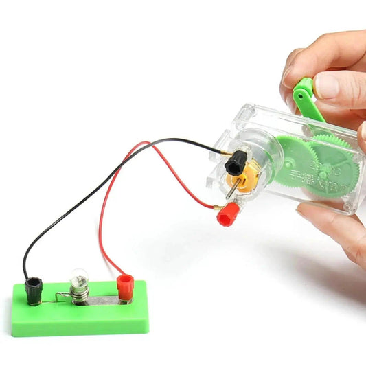  DIY Hand Crank DC Generator Model Fan Kit for Education Science Kids Toy -  ToylandEU™