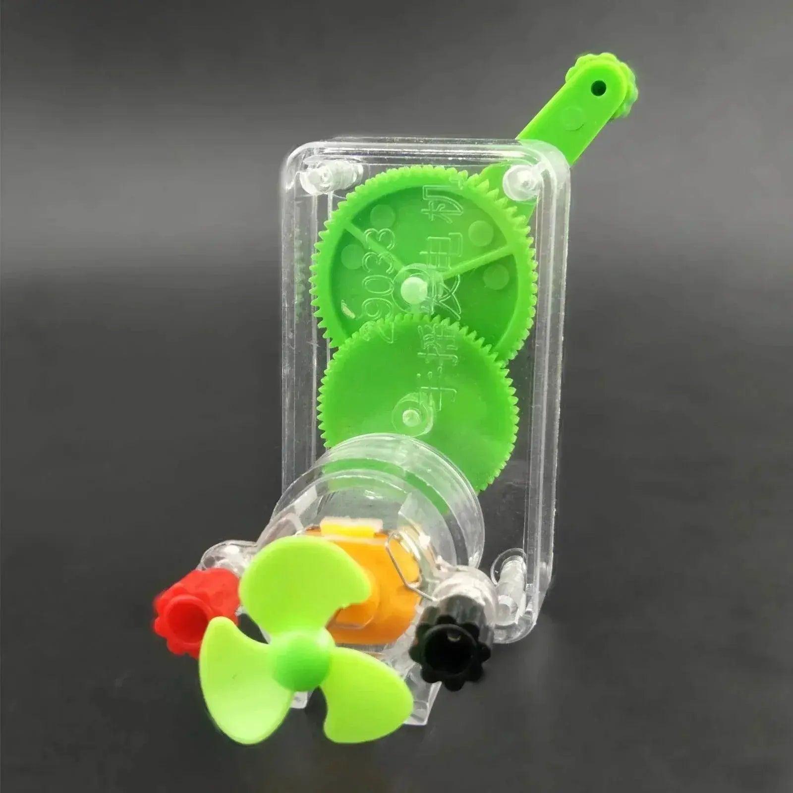  DIY Hand Crank DC Generator Model Fan Kit for Education Science Kids Toy -  ToylandEU™