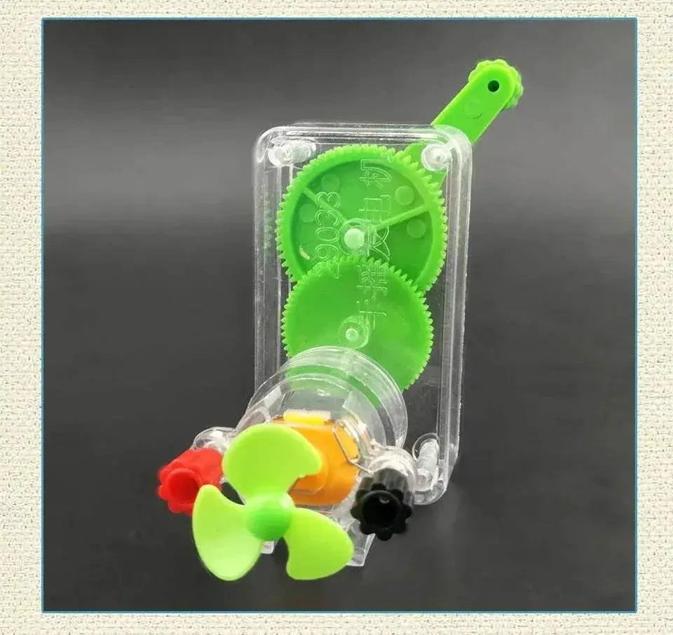  DIY Hand Crank DC Generator Model Fan Kit for Education Science Kids Toy -  ToylandEU™