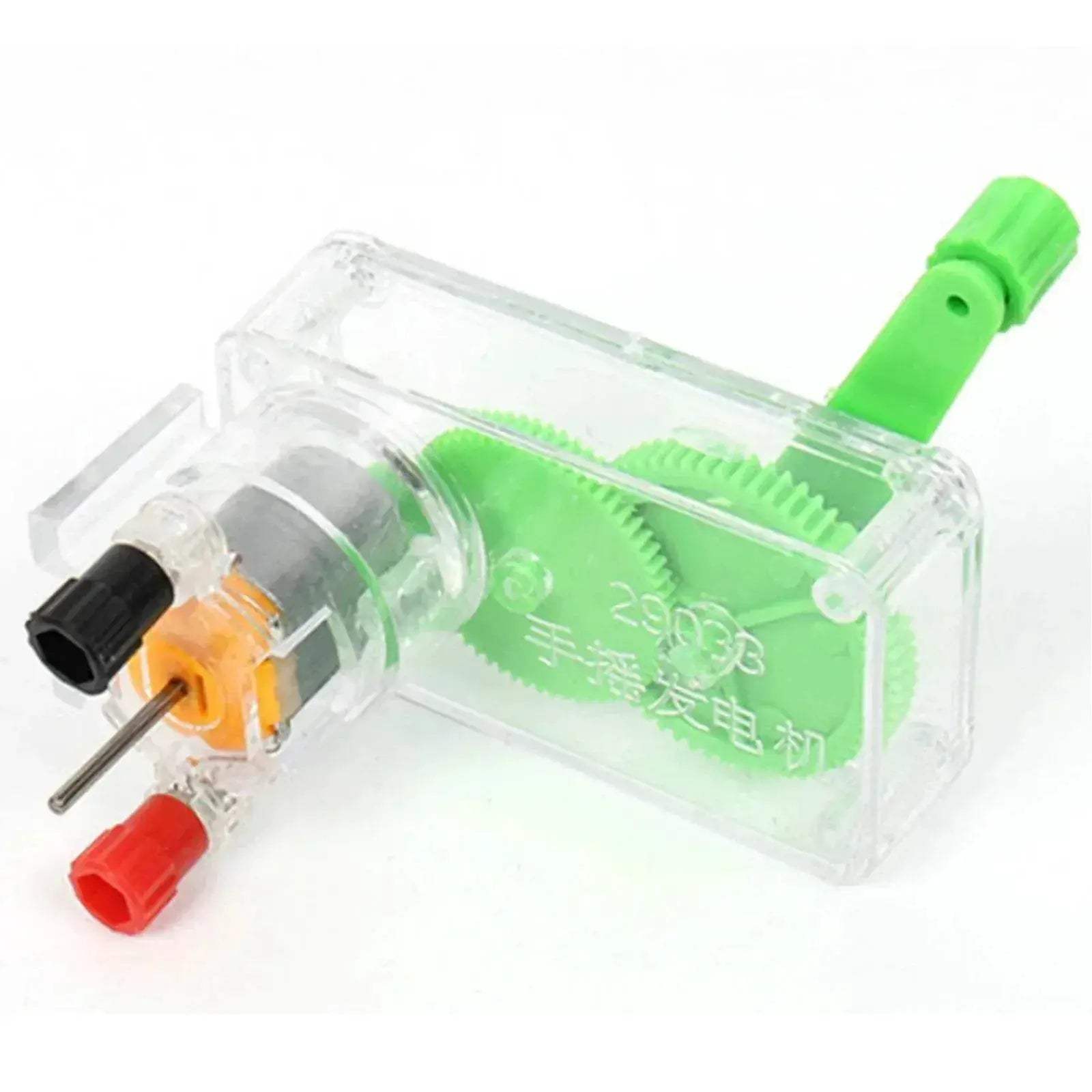 DIY Hand Crank DC Generator Model Fan Kit for Education Science Kids Toy - ToylandEU