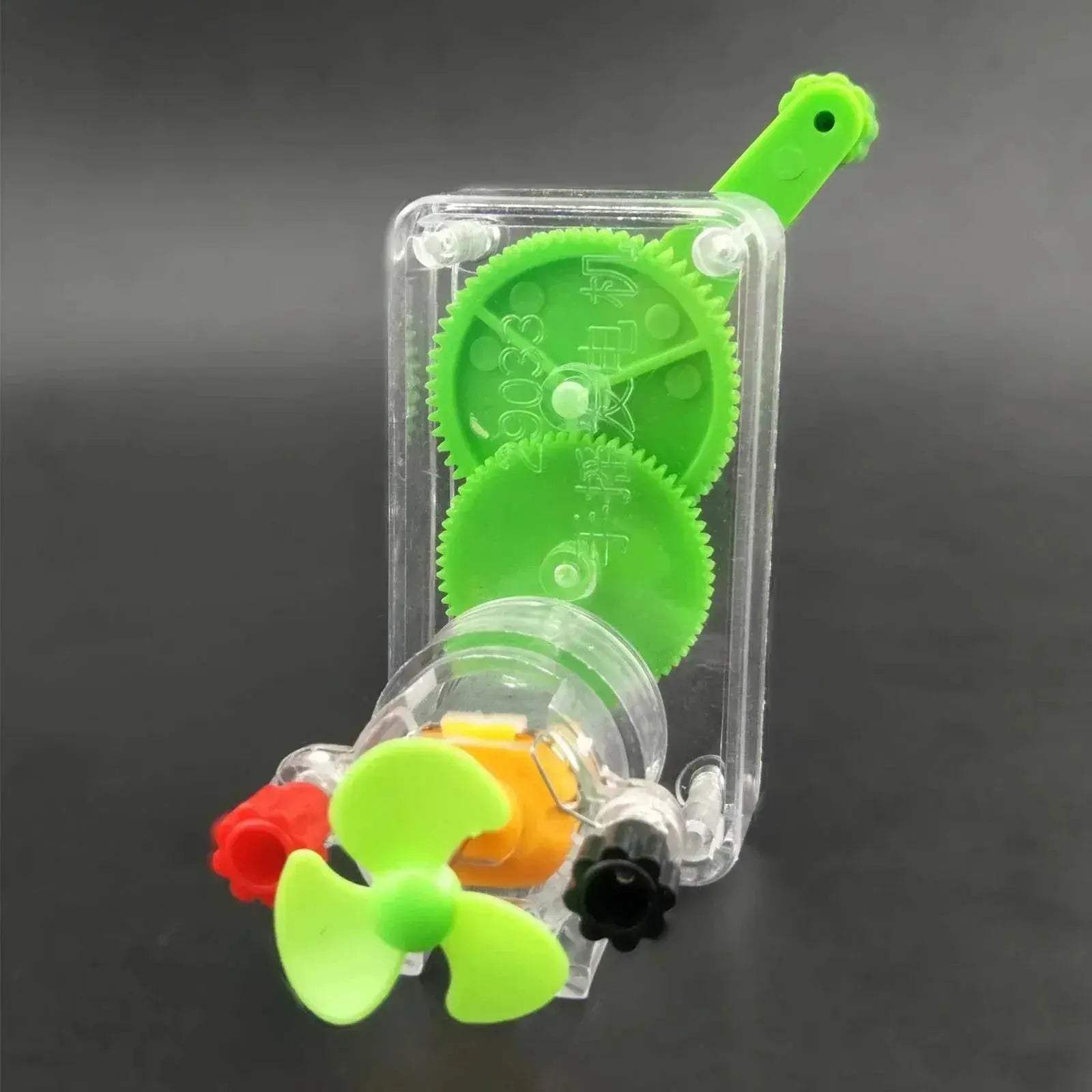 DIY Hand Crank DC Generator Model Fan Kit for Education Science Kids Toy - ToylandEU