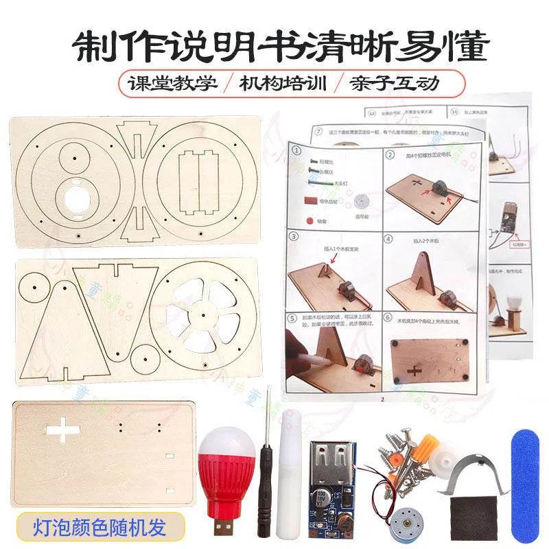 DIY Hand-Cranked Generator Kit - Spark Creativity and Learn Renewable Energy - ToylandEU