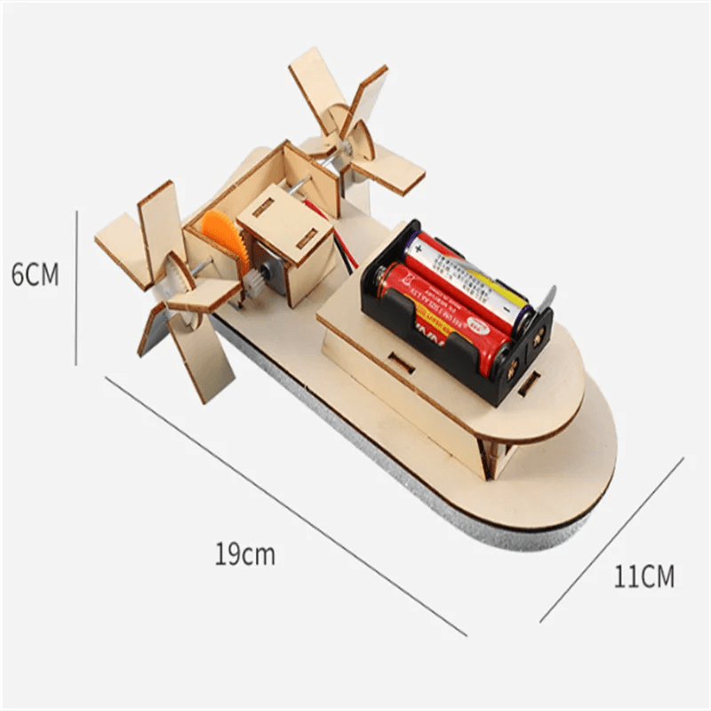 DIY Handmade Ship Technology Small Maker Material Gift Toy Science Experiment Set Assembly Pack for Birthday - ToylandEU