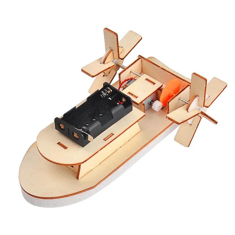 DIY Handmade Ship Technology Small Maker Material Gift Toy Science Experiment Set Assembly Pack for Birthday - ToylandEU