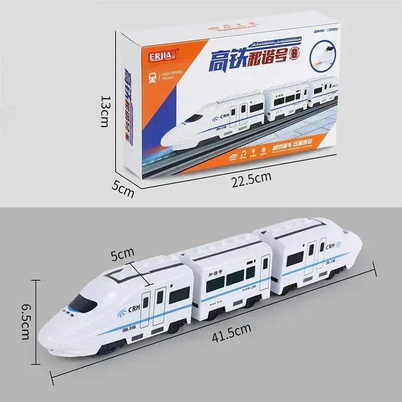 DIY High Speed Model Train Toy With Sound And Lights - ToylandEU