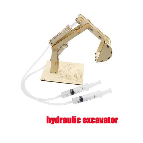 DIY Hydraulic Excavator Kit for Kids – Hands-On Science Learning Toy - ToylandEU
