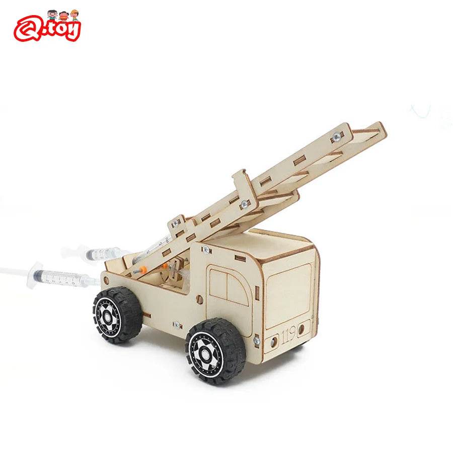 DIY Hydraulic Model Excavator Elevator Bulldozer STEM Tecnologia Science Toys Experimental Tool Kit Teaching Aids for Kids - ToylandEU