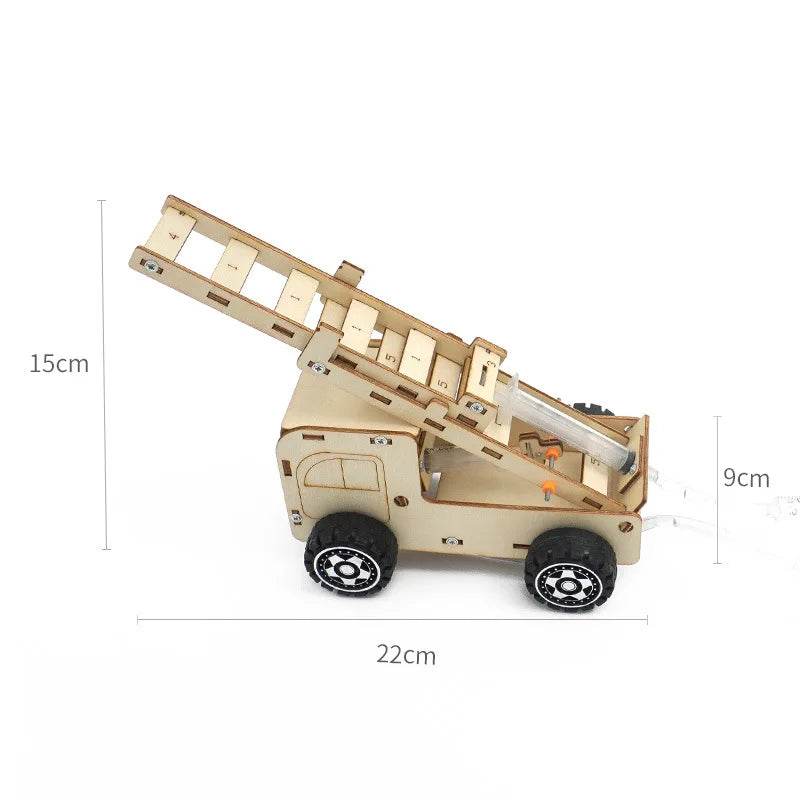 DIY Hydraulic Model Excavator Elevator Bulldozer STEM Tecnologia Science Toys Experimental Tool Kit Teaching Aids for Kids - ToylandEU