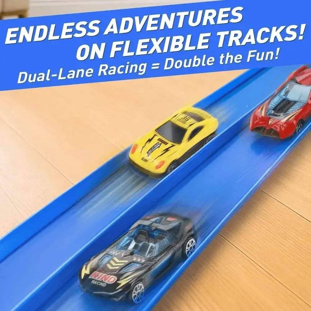 DIY Inertia Sliding Track Pull Back Car Toy For Kids - ToylandEU