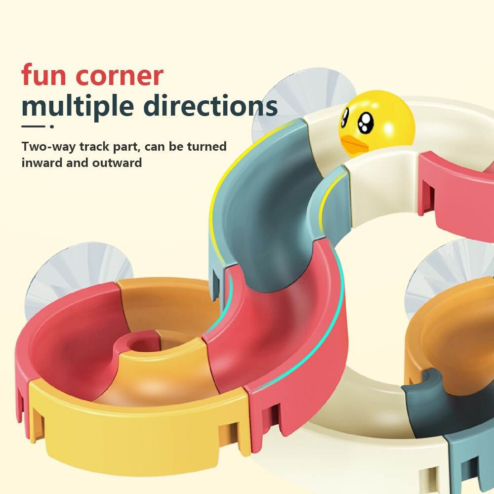 DIY Interactive Bath Time Marble Race Track Toy for Babies - ToylandEU