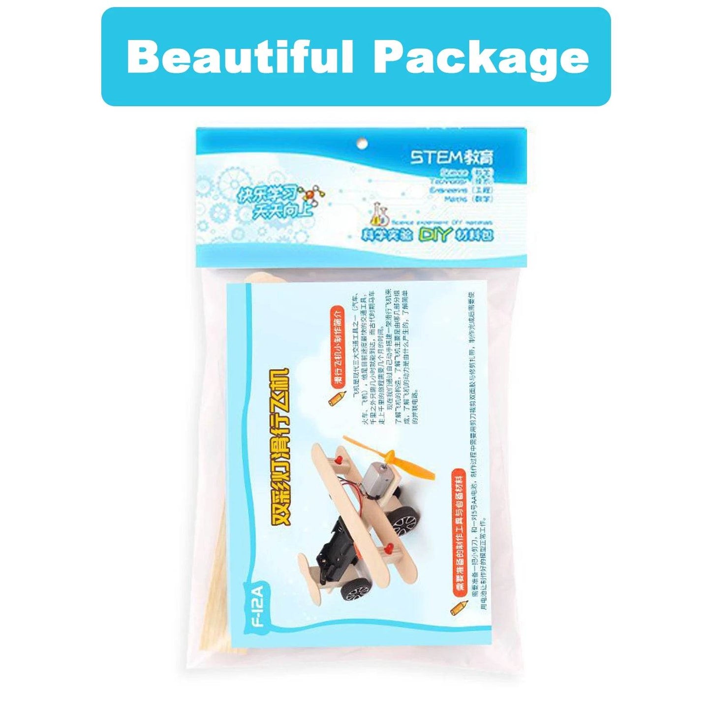 Комплект „Направи си сам“, самолет, кола, научен експеримент, детски електронни образователни STEM играчки, физика, технологии, изобретения, проект за деца - ToylandEU