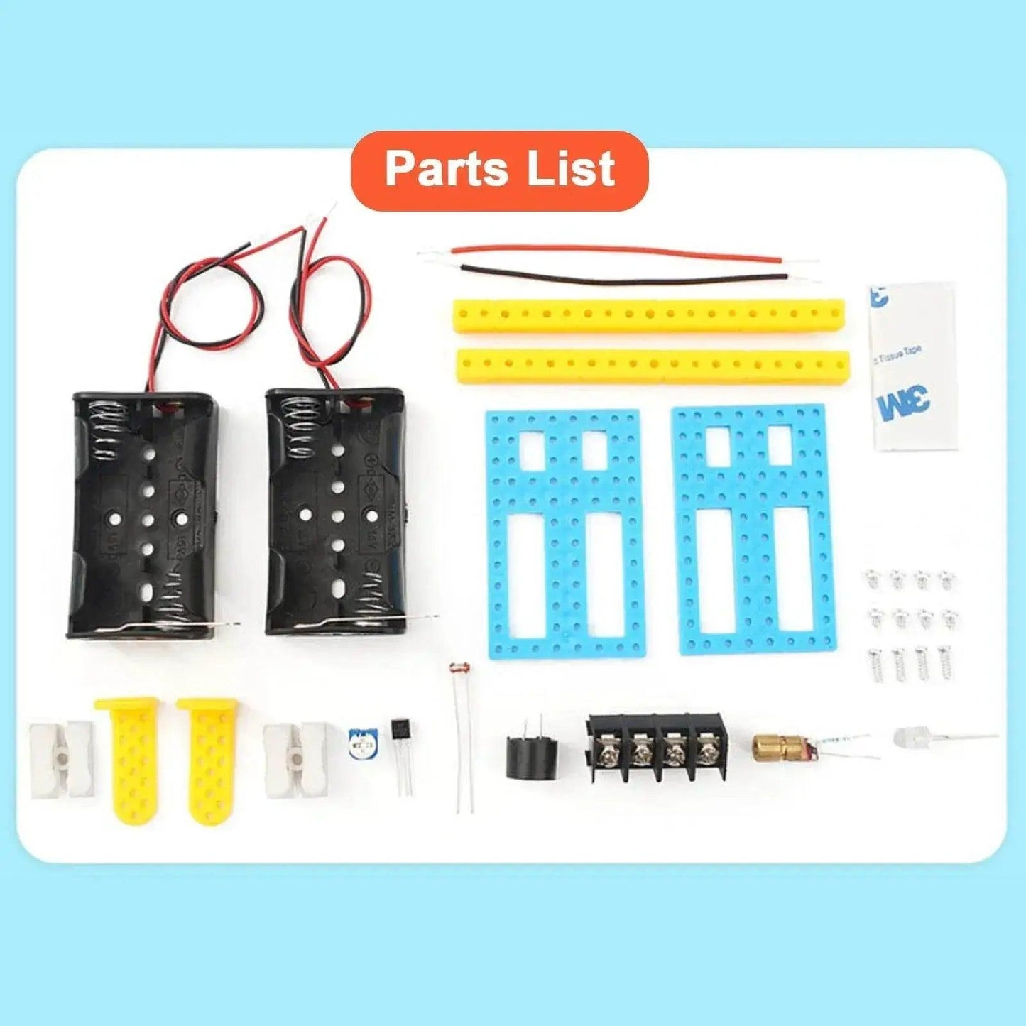  DIY Kits Infrared Laser Line Aimed Shoot Anti-theft Alarm Module Science Experiment Electronic Production Project STEM Kit Suite -  ToylandEU™