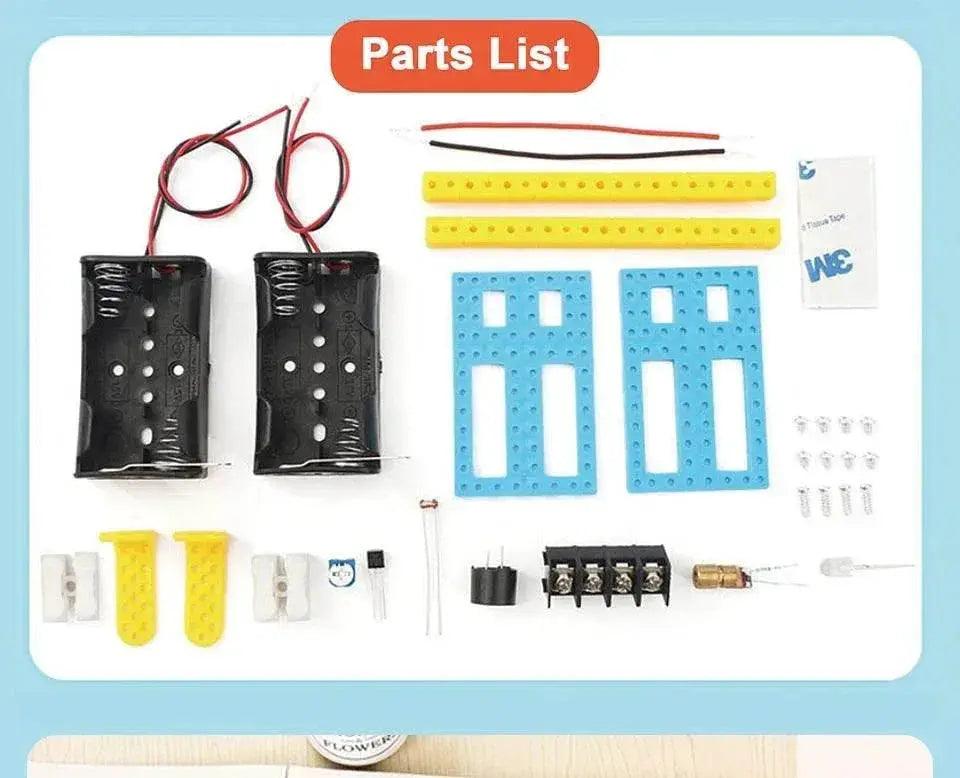  DIY Kits Infrared Laser Line Aimed Shoot Anti-theft Alarm Module Science Experiment Electronic Production Project STEM Kit Suite -  ToylandEU™
