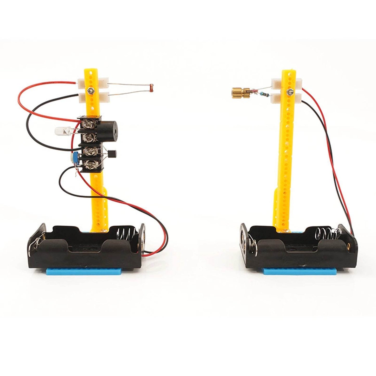 DIY Kits Infrared Laser Line Aimed Shoot Anti-theft Alarm Module Science Experiment Electronic Production Project STEM Kit Suite - ToylandEU