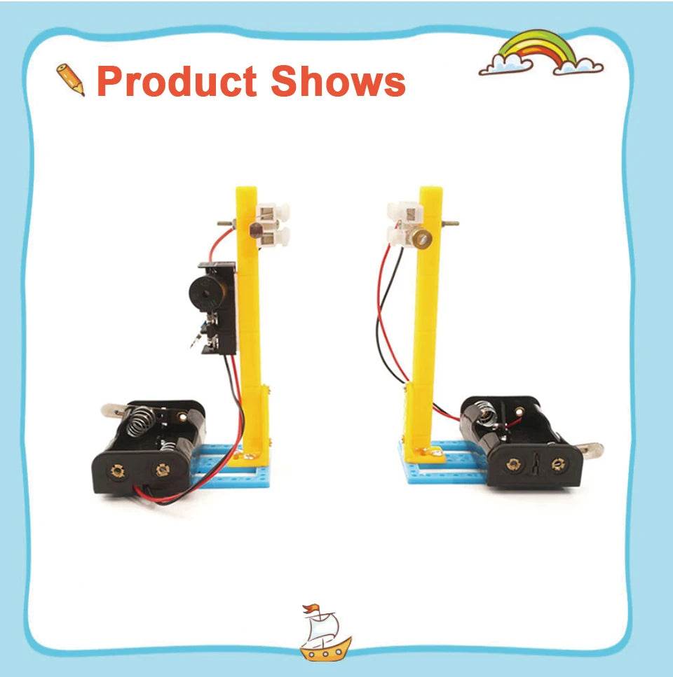 DIY Kits Infrared Laser Line Aimed Shoot Anti-theft Alarm Module Science Experiment Electronic Production Project STEM Kit Suite - ToylandEU