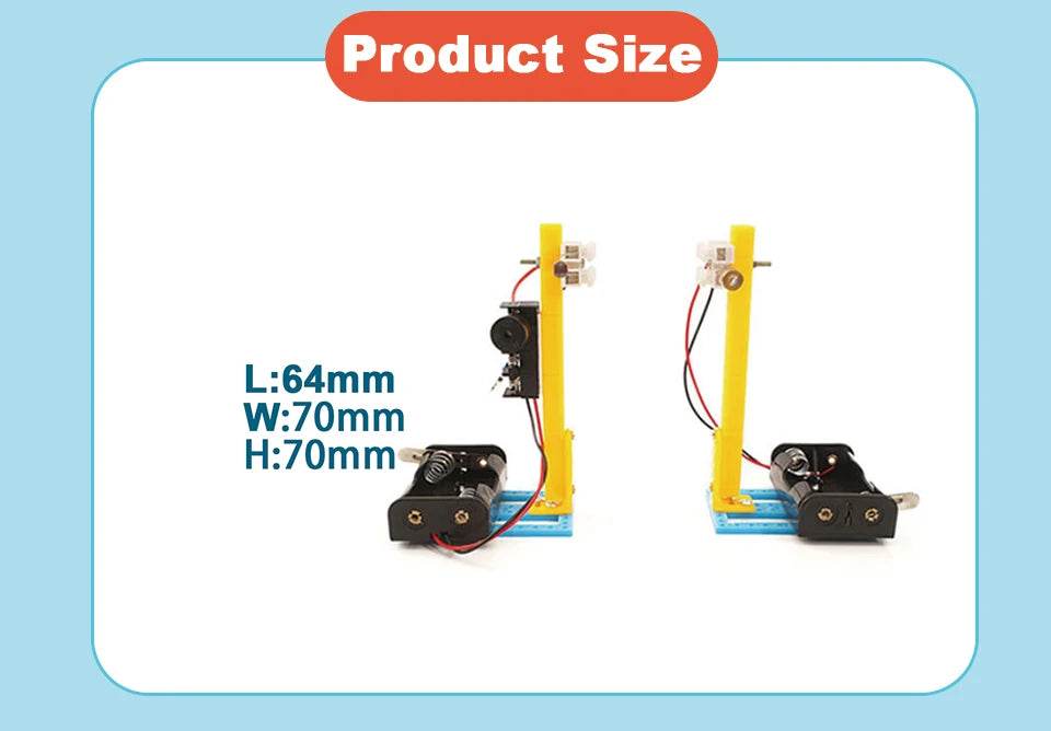 DIY Kits Infrared Laser Line Aimed Shoot Anti-theft Alarm Module Science Experiment Electronic Production Project STEM Kit Suite - ToylandEU