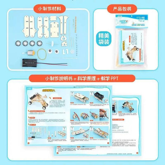  DIY Like Robot STEM Toys Technologia Science Educational Wooden Puzzle Kit for Kids -  ToylandEU™