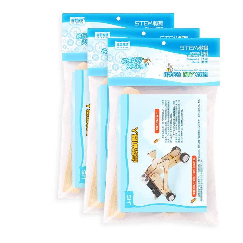 DIY Like Robot STEM Toys Technologia Science Educational Wooden Puzzle Kit for Kids - ToylandEU