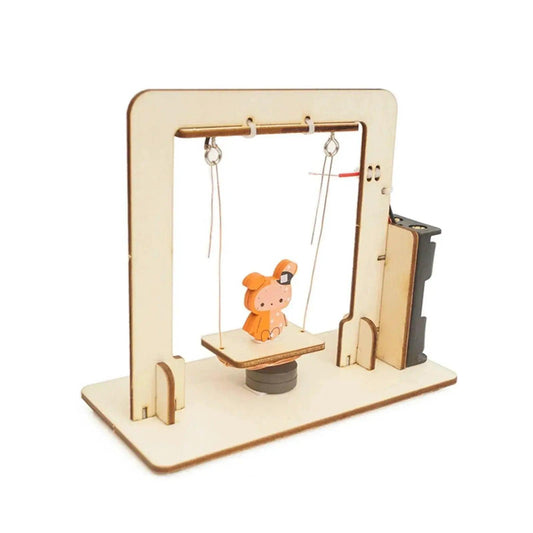  DIY Magnetic Swing Set Handmade Wood Electromagnetic Swing Science Educational Toy -  ToylandEU™