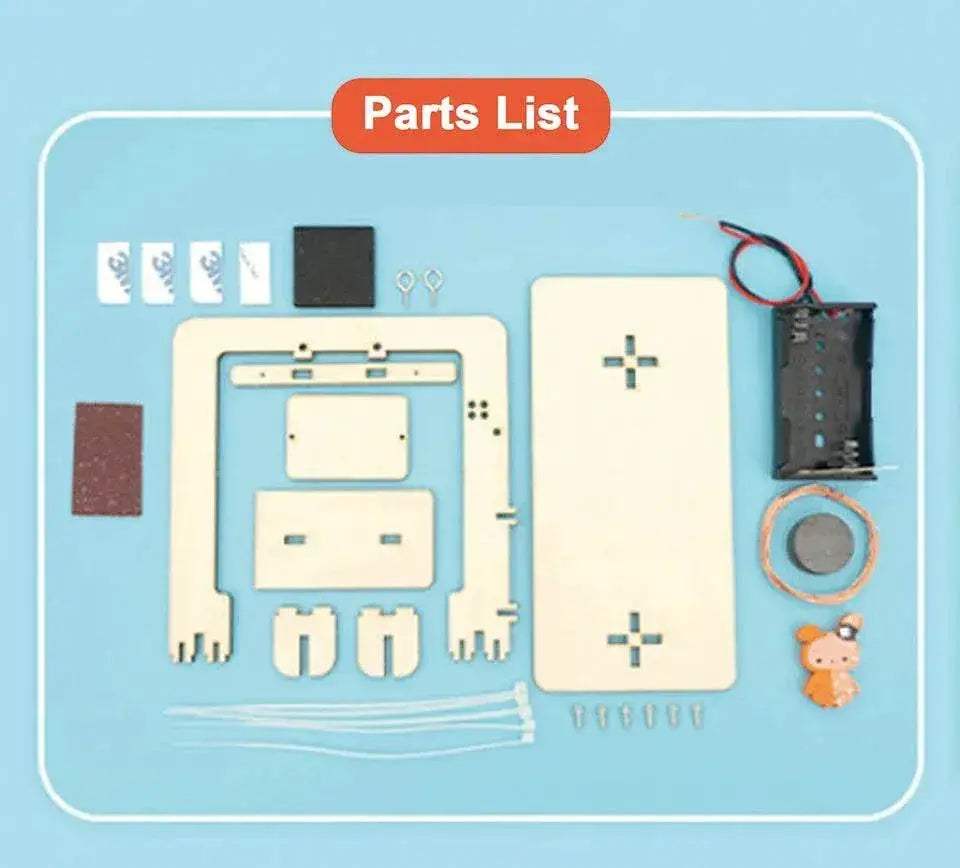 DIY Magnetic Swing Set Handmade Wood Electromagnetic Swing Science Educational Toy - ToylandEU