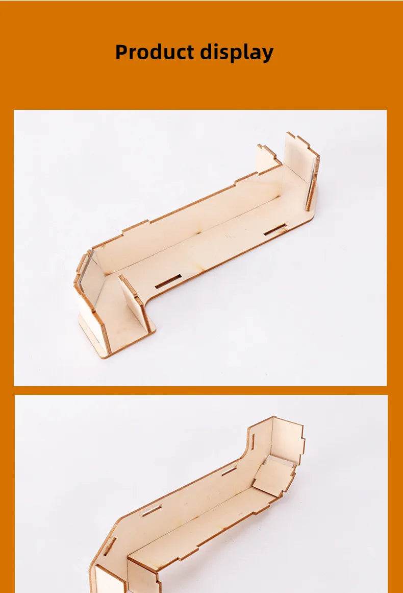 DIY Manual Wooden Puzzle Periscope Toys Science Experimental Tool Kit for Early Education - ToylandEU