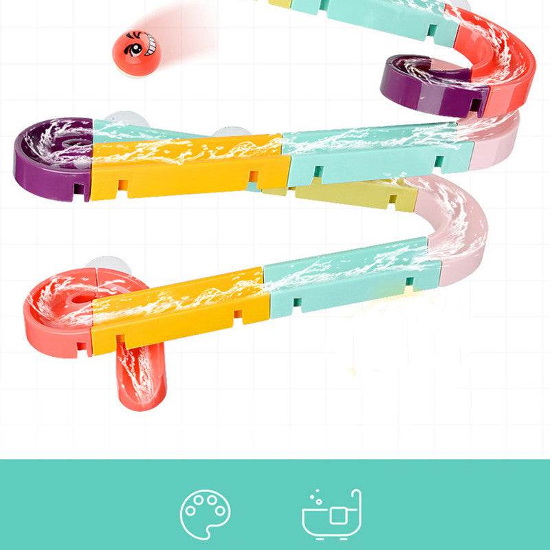 DIY Marble Racing Bath Track Kit - Fun Bath Toys for Kids! - ToylandEU