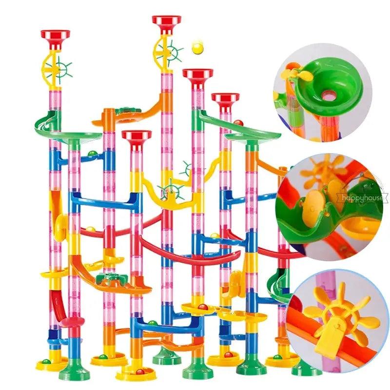  DIY Marble Run Race Track Building Blocks for Kids -  ToylandEU™