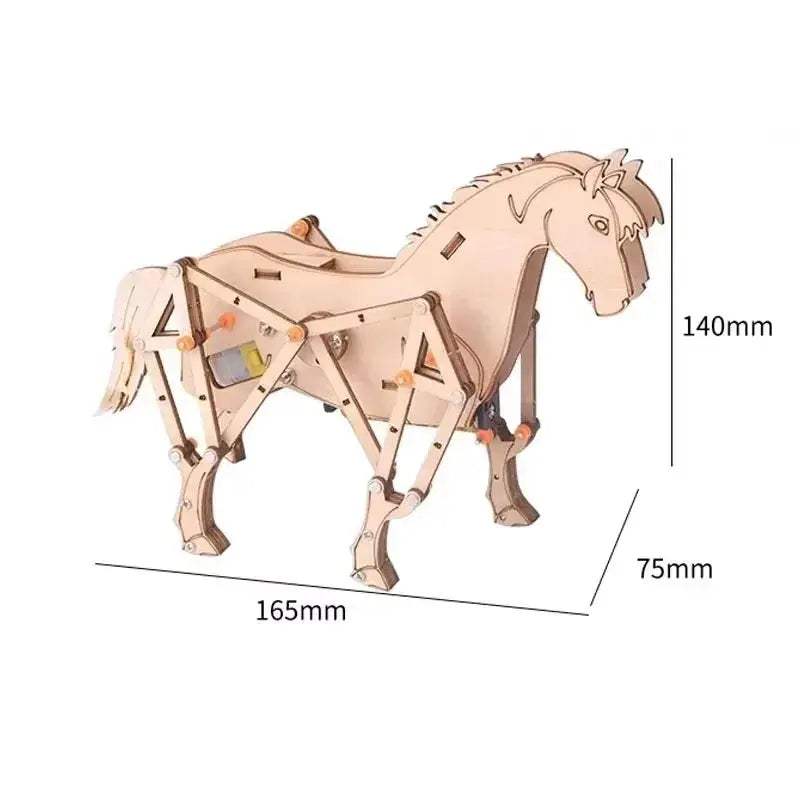 DIY Mechanical Horse Assembly Kit for STEM Learning and Discovery - ToylandEU