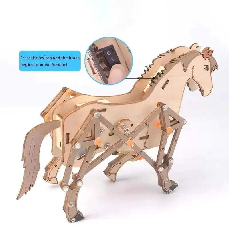 DIY Mechanical Horse Assembly Kit for STEM Learning and Discovery - ToylandEU