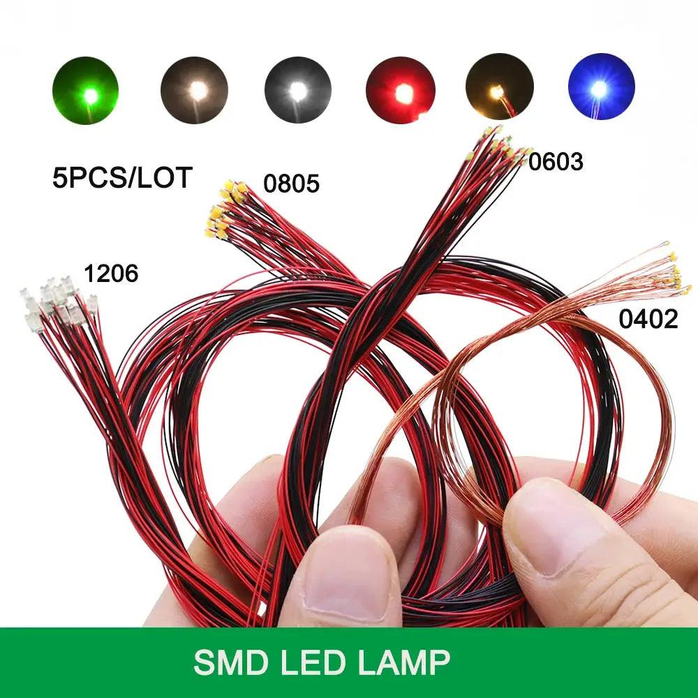  DIY Micro SMD LED Lamps 5 Pack Rail Model Scenes -  ToylandEU™
