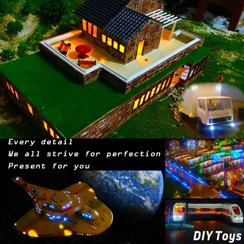  DIY Micro SMD LED Lamps 5 Pack Rail Model Scenes -  ToylandEU™