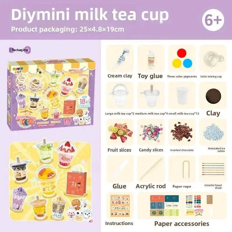  DIY Mini Milk Tea Cup Toy Set For Portable Play -  ToylandEU™