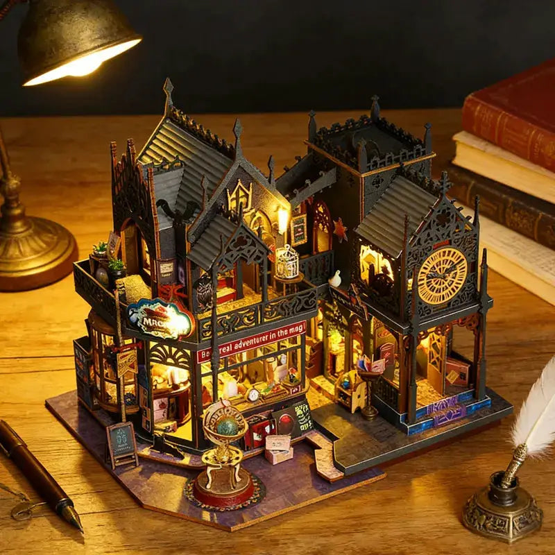 DIY Miniature Dollhouse Kit With Wooden Furniture Set - ToylandEU