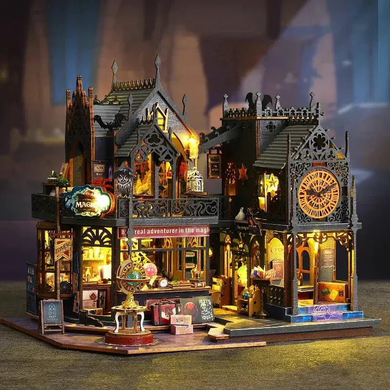 DIY Miniature Dollhouse Kit With Wooden Furniture Set - ToylandEU