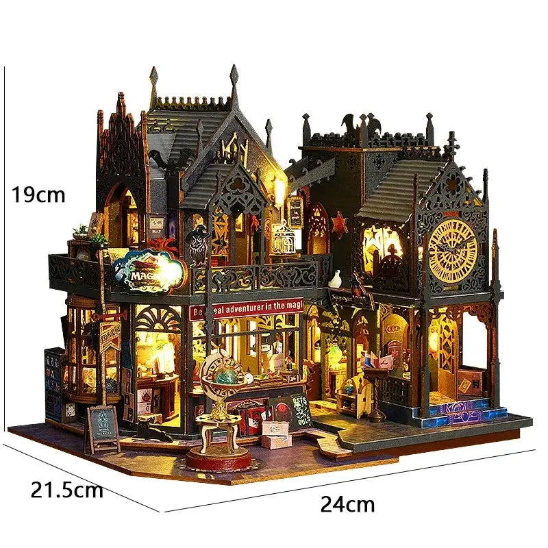 DIY Miniature Dollhouse Kit With Wooden Furniture Set - ToylandEU
