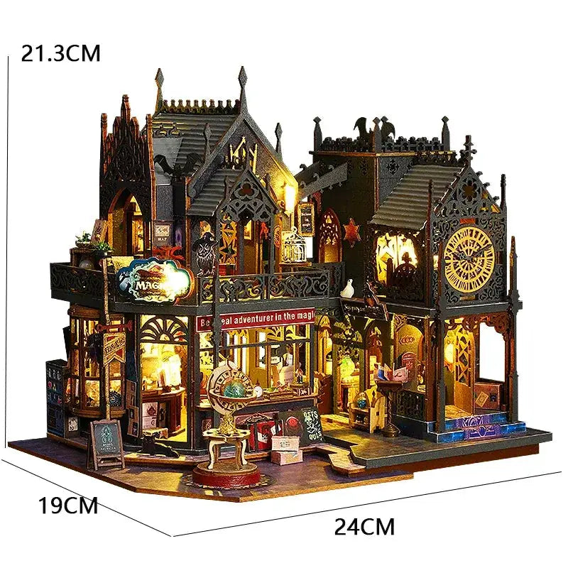 DIY Miniature Dollhouse Kit With Wooden Furniture Set - ToylandEU