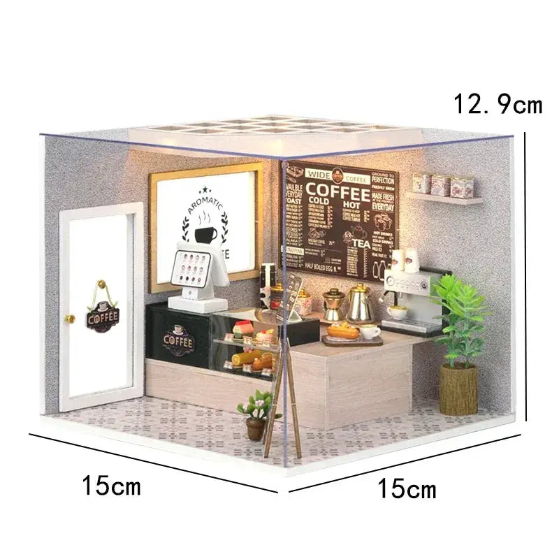 DIY Miniature Dollhouse Kit With Wooden Furniture Set - ToylandEU