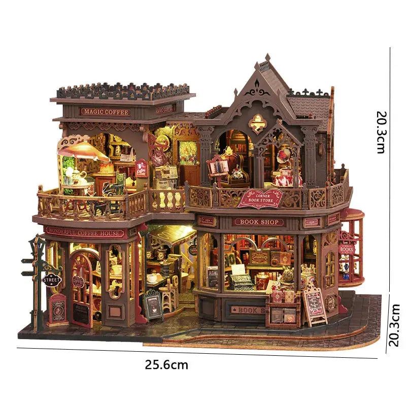 DIY Miniature Dollhouse Kit With Wooden Furniture Set - ToylandEU