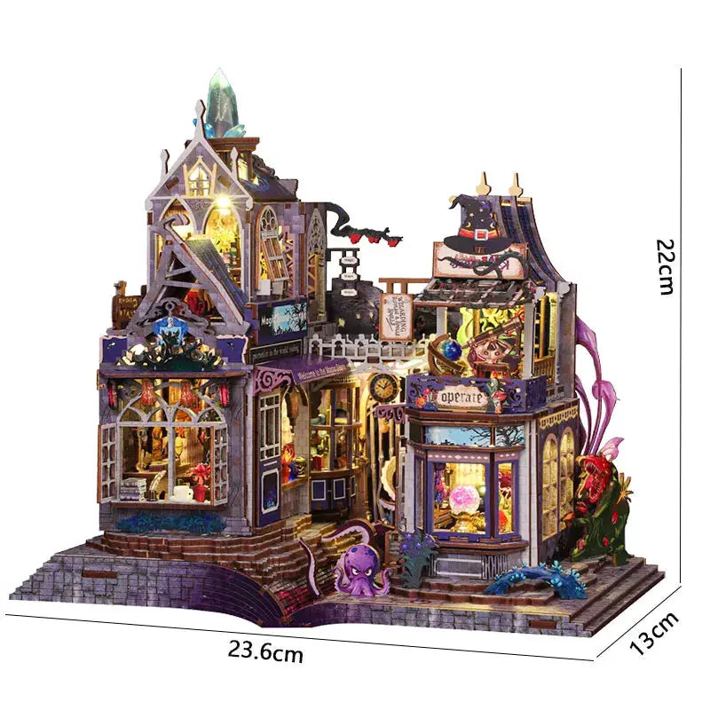 DIY Miniature Dollhouse Kit With Wooden Furniture Set - ToylandEU
