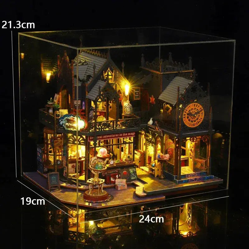 DIY Miniature Dollhouse Kit With Wooden Furniture Set - ToylandEU