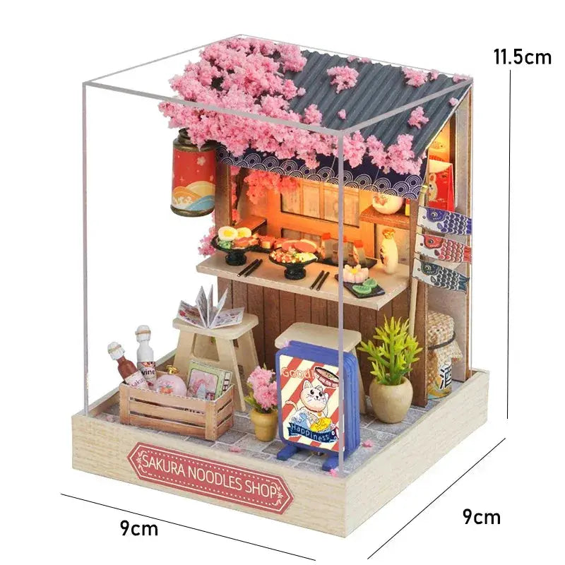 DIY Miniature Dollhouse Kit With Wooden Furniture Set - ToylandEU