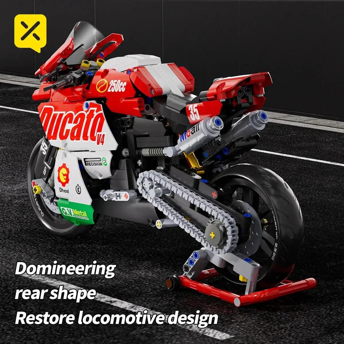  DIY Model Motorcycle Building Blocks Lego Deluxe Kit -  ToylandEU™